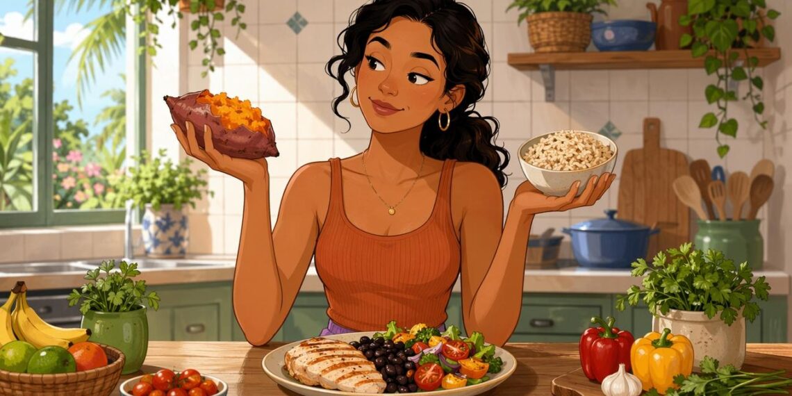 Segundo os nutricionistas, a batata-doce oferece praticamente a mesma energia de longa duração que o arroz integral