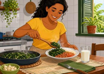 Segundo os nutricionistas, a couve refogada oferece praticamente o mesmo cálcio que um copo de leite