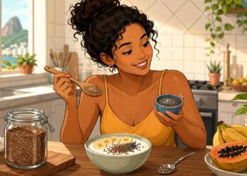 Segundo os nutricionistas, a semente de linhaça oferece praticamente o mesmo ômega-3 vegetal que a chia importada