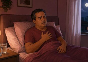 Sentir falta de ar ao deitar e precisar de mais travesseiros para conseguir dormir pode ser um sinal de sobrecarga no coração