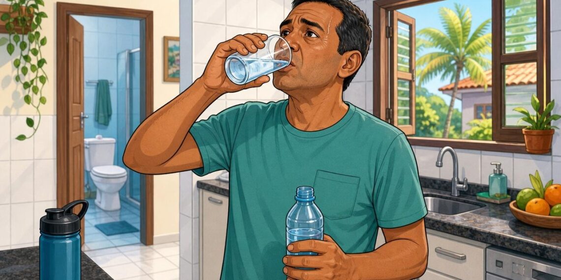 Sentir sede excessiva ao longo do dia nem sempre é só calor: pode ser um dos primeiros sinais de açúcar descontrolado no sangue