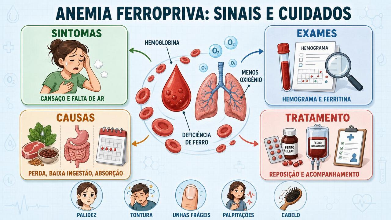 Sintomas, exames, causas e tratamento ajudam a reconhecer e corrigir a deficiência.