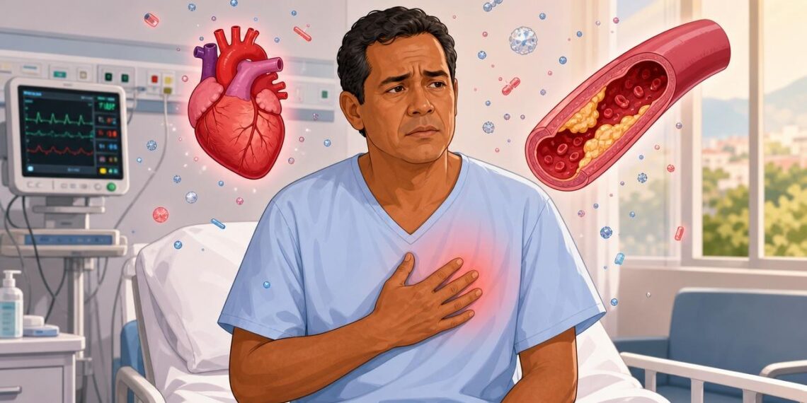 Um estudo afirma que pacientes com infarto do miocárdio apresentam níveis mais elevados de micro e nanoplásticos no sangue, segundo nova pesquisa