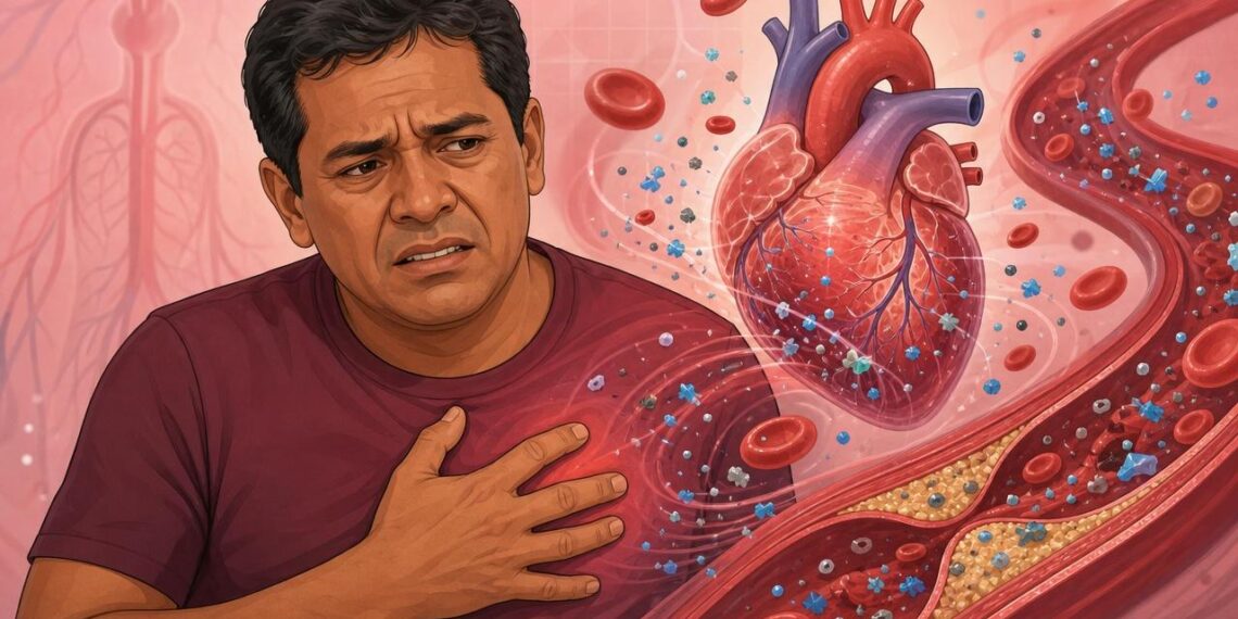 Um estudo recente afirma que pacientes com infarto do miocárdio apresentam níveis significativamente mais elevados de micro e nanoplásticos no sangue