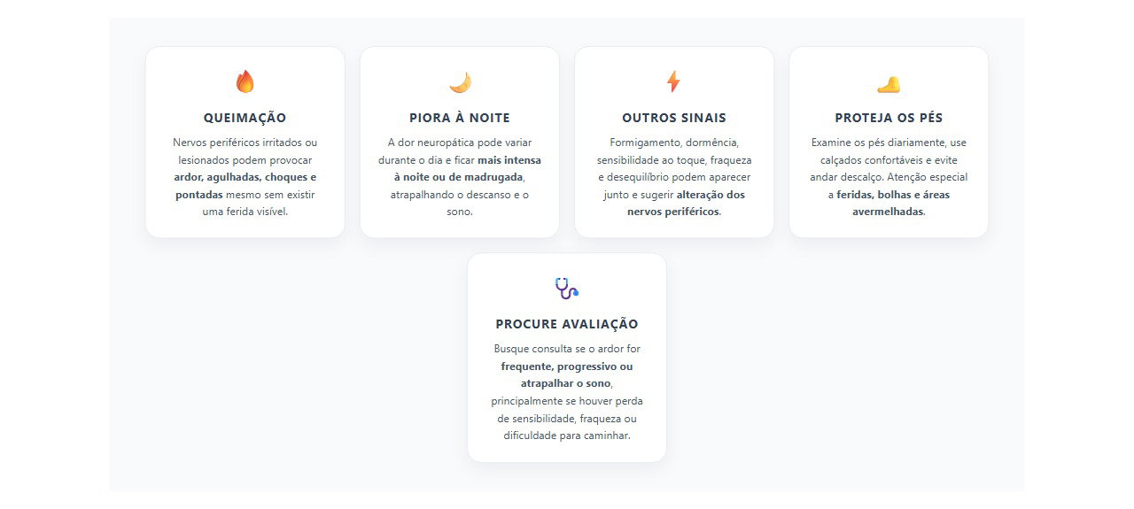 Ardor nos Pés à Noite: 5 Sinais que Podem Indicar Alteração nos Nervos