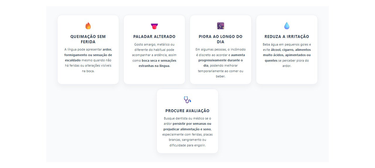 Língua Ardendo Sem Ferida: 5 Sinais que Merecem Avaliação