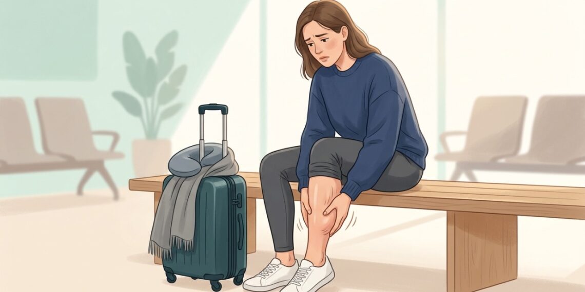Inchaço em apenas uma panturrilha após viagem longa pode exigir avaliação médica.