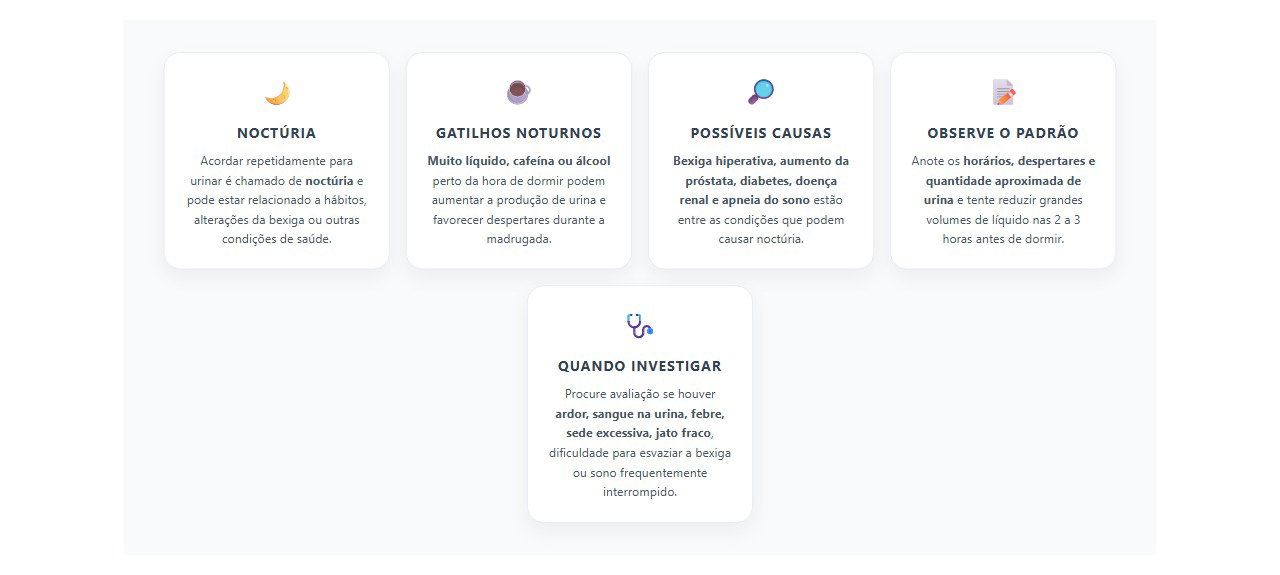 Urinar Várias Vezes à Noite: Quando a Noctúria Merece Investigação