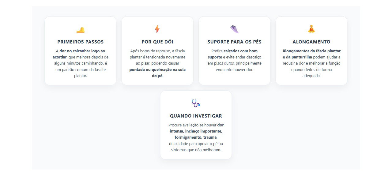 Dor no Calcanhar ao Acordar: Sinais de Fascite Plantar