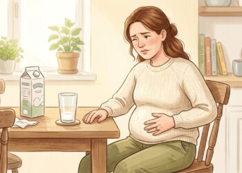 Gases, inchaço e diarreia após consumir leite podem estar relacionados à intolerância à lactose.