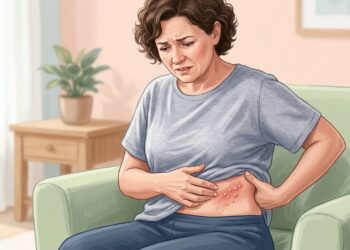 Ardor e formigamento em faixa de um lado do corpo podem surgir antes das bolhas do herpes-zóster.