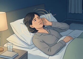 O zumbido pode parecer mais intenso à noite quando há menos sons no ambiente.