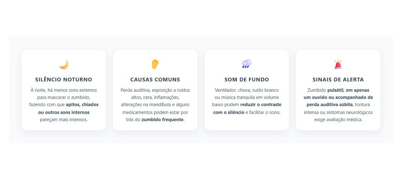 Zumbido Mais Forte à Noite: 4 Razões para o Incômodo Aumentar