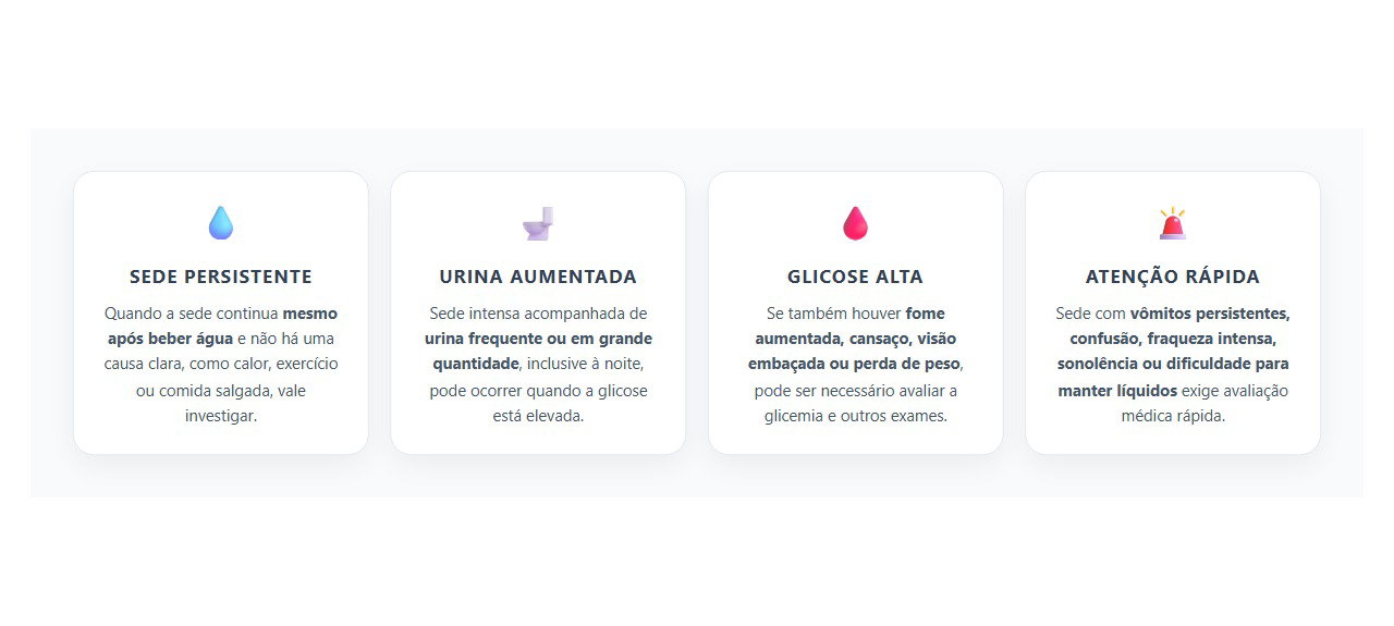 Sede Excessiva que Não Passa: 4 Sinais para Prestar Atenção
