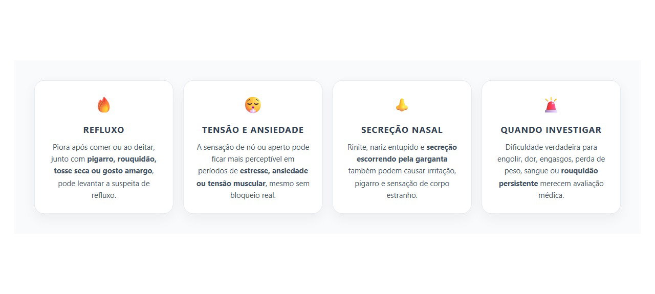 Bola na Garganta sem Dor: 4 Pistas que Podem Apontar a Causa