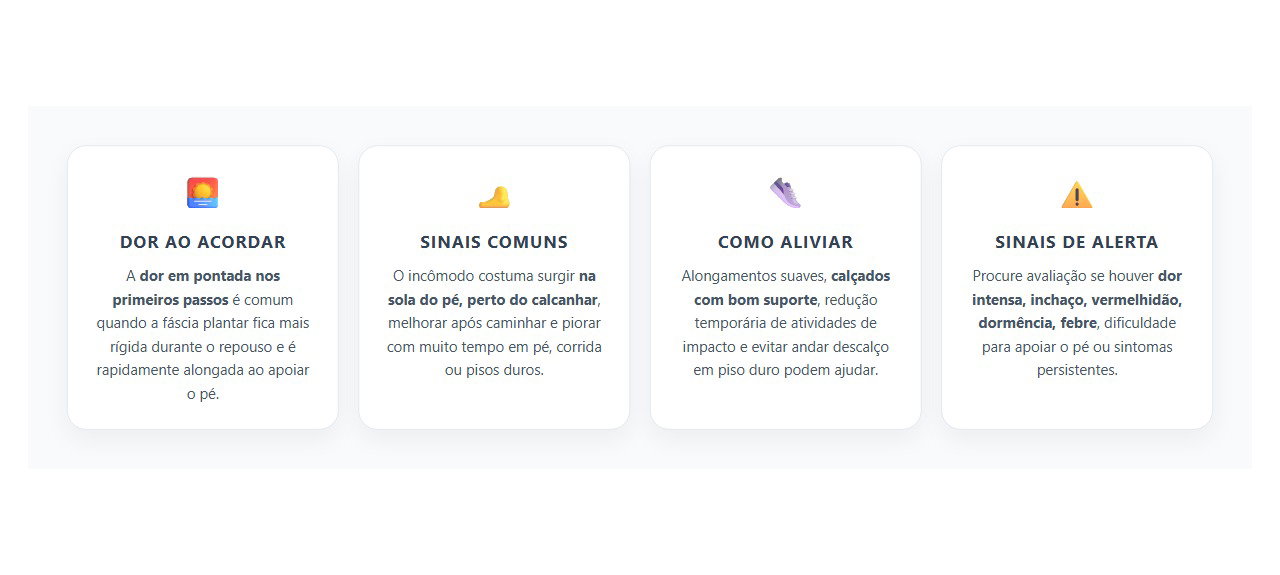 Dor no Calcanhar ao Acordar: 4 Sinais e Cuidados para Fascite Plantar