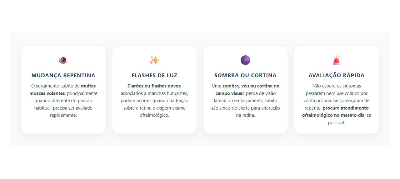 Moscas Volantes e Flashes de Luz: 4 Sinais de Alerta para a Retina
