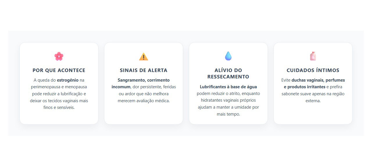 Secura Vaginal Depois dos 40: Sinais de Alerta e Cuidados que Podem Ajudar