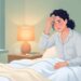 Ondas de calor e suor noturno podem provocar despertares e prejudicar o sono na menopausa.