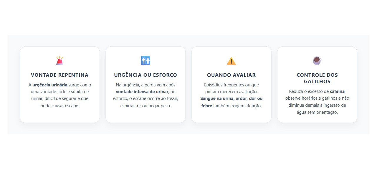 Vontade Urgente de Urinar: Quando o Escape Pode Indicar Incontinência de Urgência