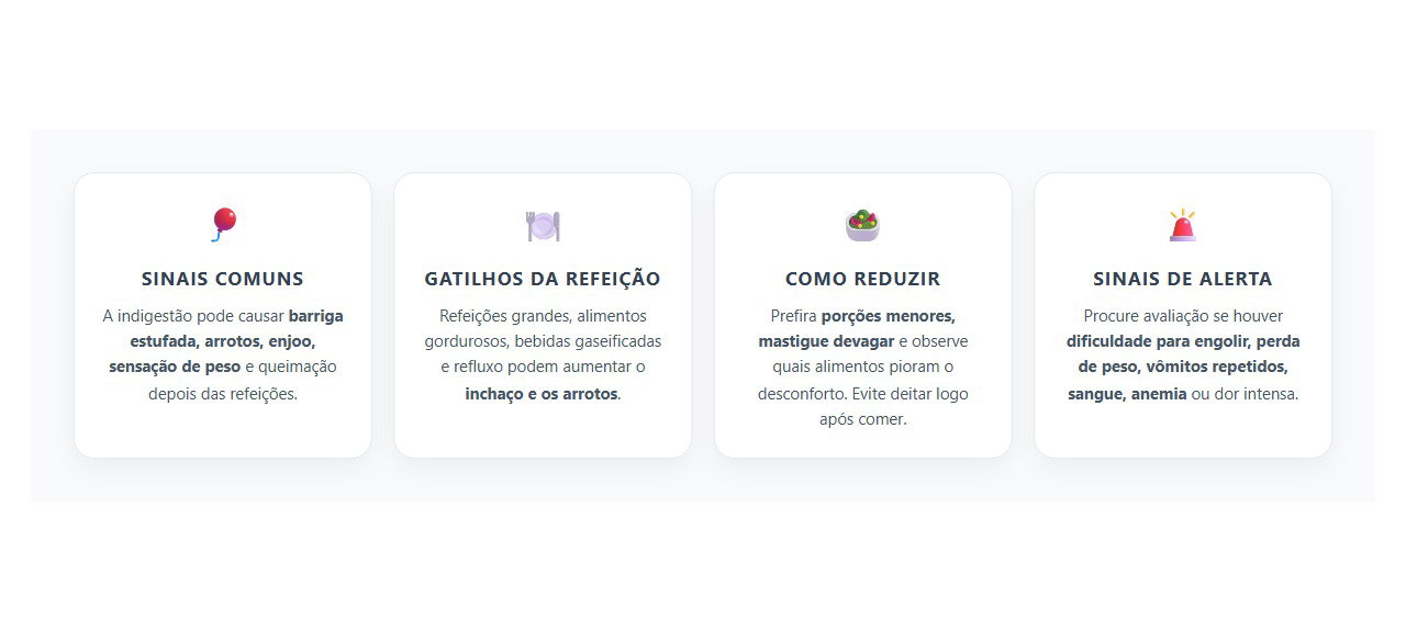 Barriga Estufada e Arrotos Após Comer: Sinais Comuns de Indigestão
