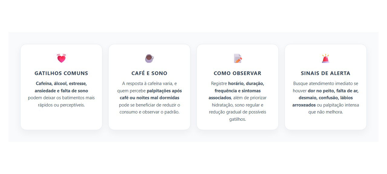 Coração Acelerado Após Café ou Pouco Sono: Gatilhos e Sinais de Alerta