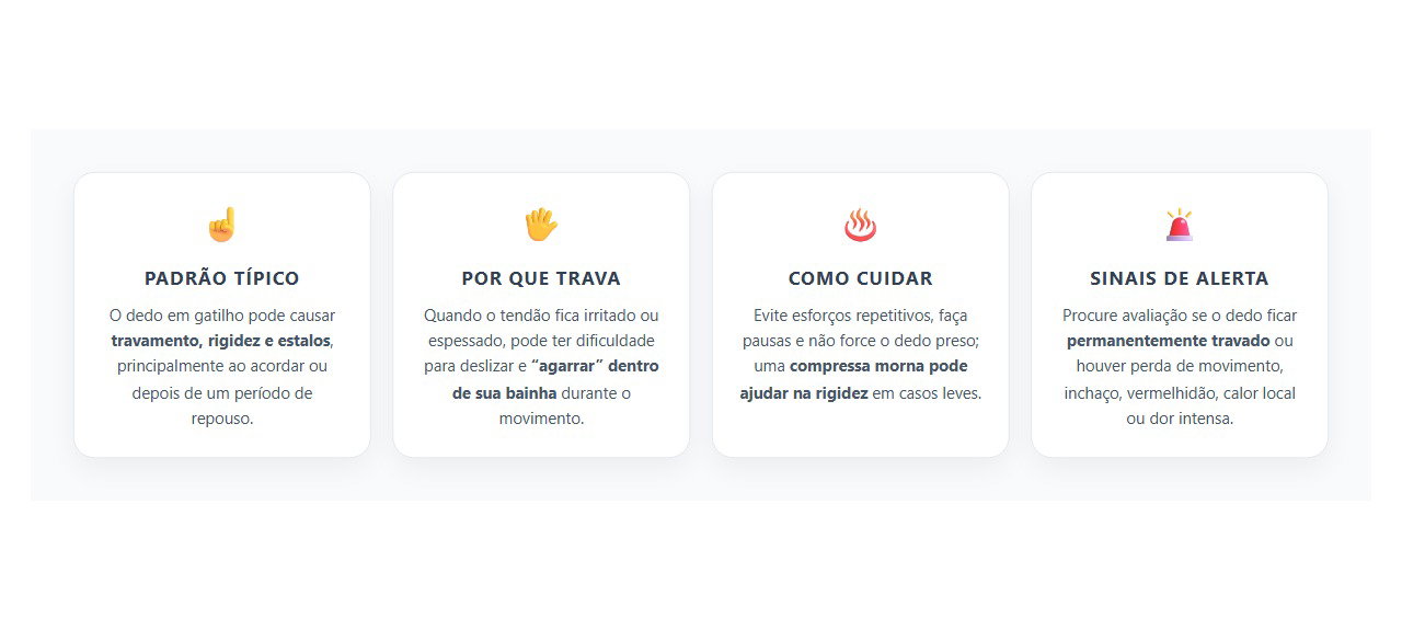 Dedo Travando ao Acordar: Sinais de Dedo em Gatilho e Quando Investigar