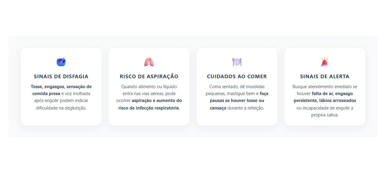 Comida Parada na Garganta: Sinais de Disfagia que Merecem Atenção