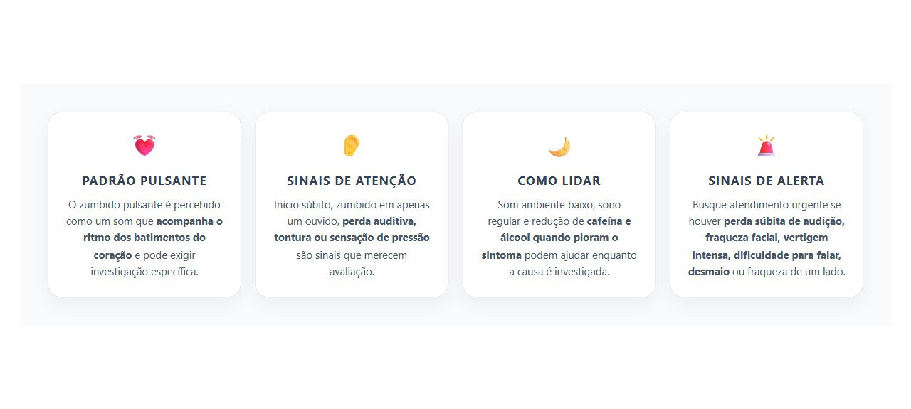 Zumbido Pulsante: Quando o Som no Ritmo do Coração Merece Avaliação