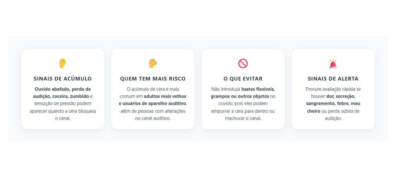 Ouvido Abafado Depois dos 60: Cera Pode Ser a Causa