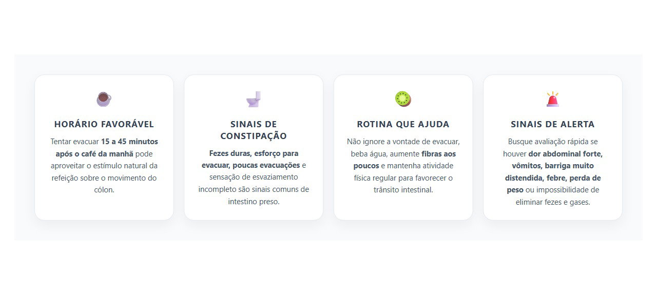 Intestino Preso de Manhã: Como Aproveitar o Reflexo Após o Café da Manhã