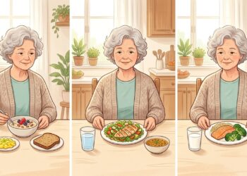 Distribuir fontes de proteína entre as refeições pode ajudar a manter uma alimentação mais equilibrada após os 60 anos.