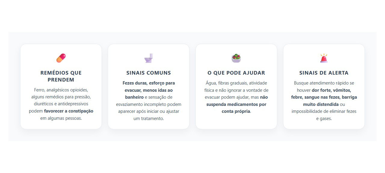 Intestino Preso Depois de Começar um Remédio: Quando o Tratamento Pode Ser a Causa