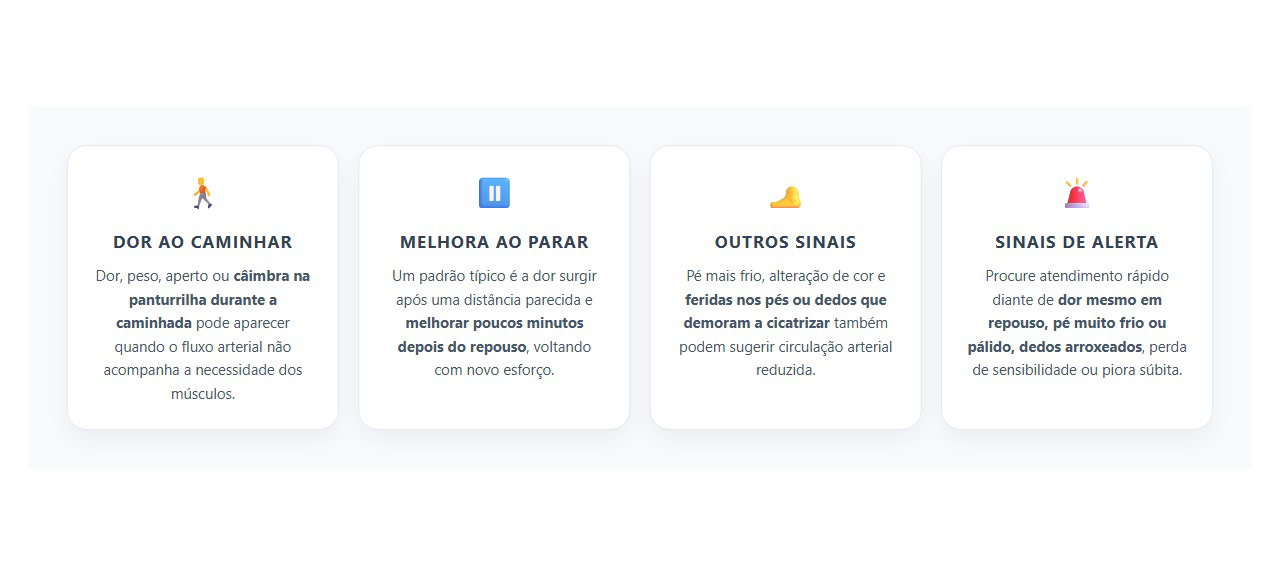 Dor na Panturrilha ao Caminhar: Sinais de Má Circulação Arterial