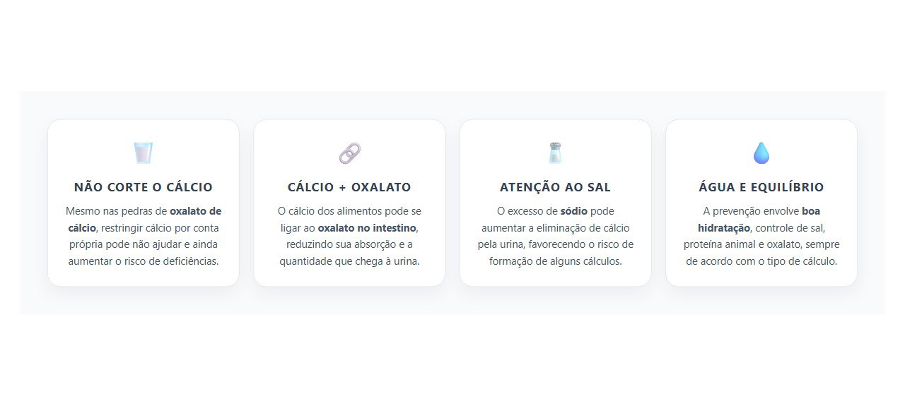 Pedra nos Rins: Por Que Cortar o Cálcio Pode Ser um Erro