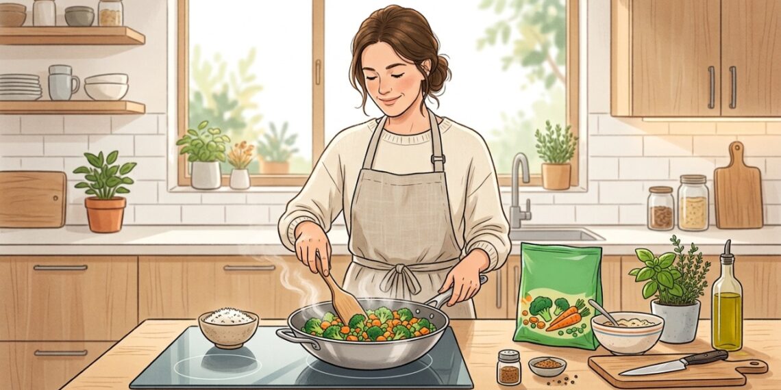 Legumes congelados simples podem ser opções práticas e nutritivas para o dia a dia.