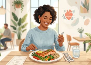 Substituir carnes mais gordurosas por peixe em algumas refeições pode favorecer a saúde do coração.