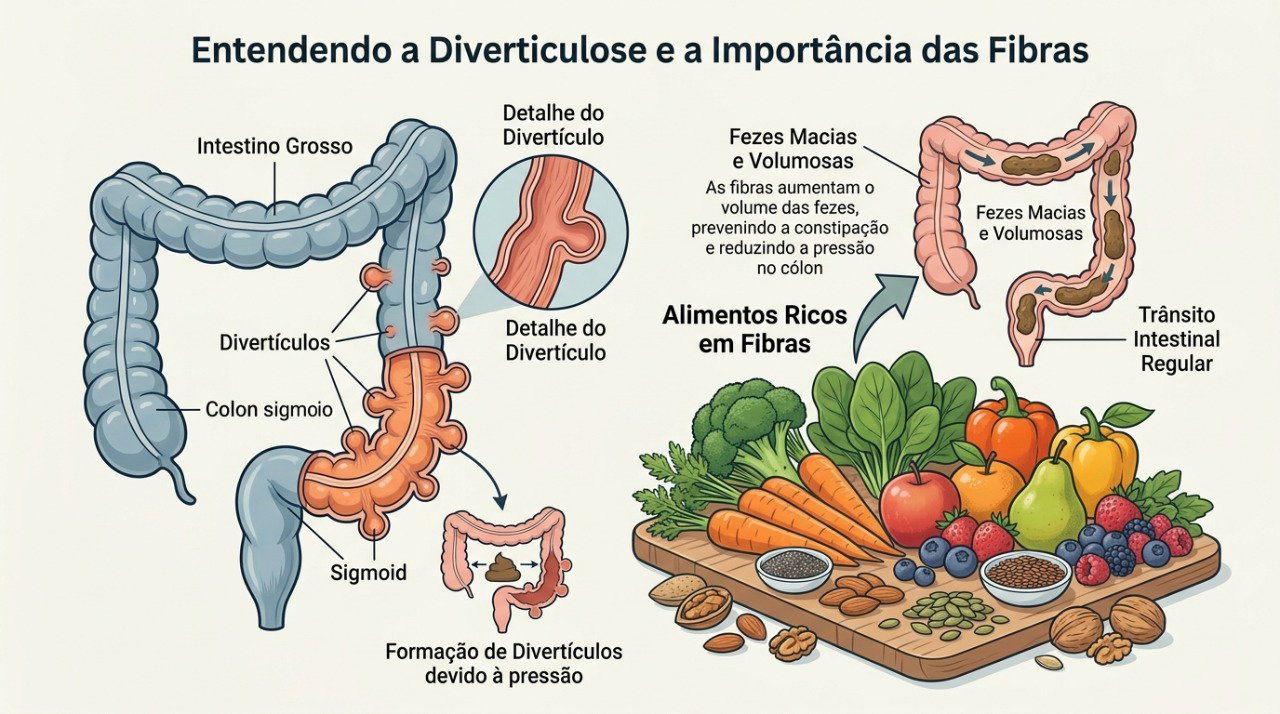Fora das crises, alimentos ricos em fibras podem fazer parte da alimentação de quem tem diverticulose.