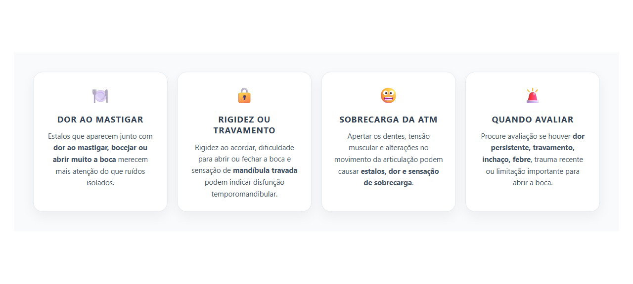 Mandíbula Estalando e Dolorida: 4 Sinais de que a Articulação Merece Atenção