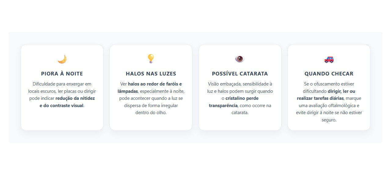 Halos e Incômodo com Faróis à Noite: 4 Sinais de que a Visão Precisa ser Avaliada