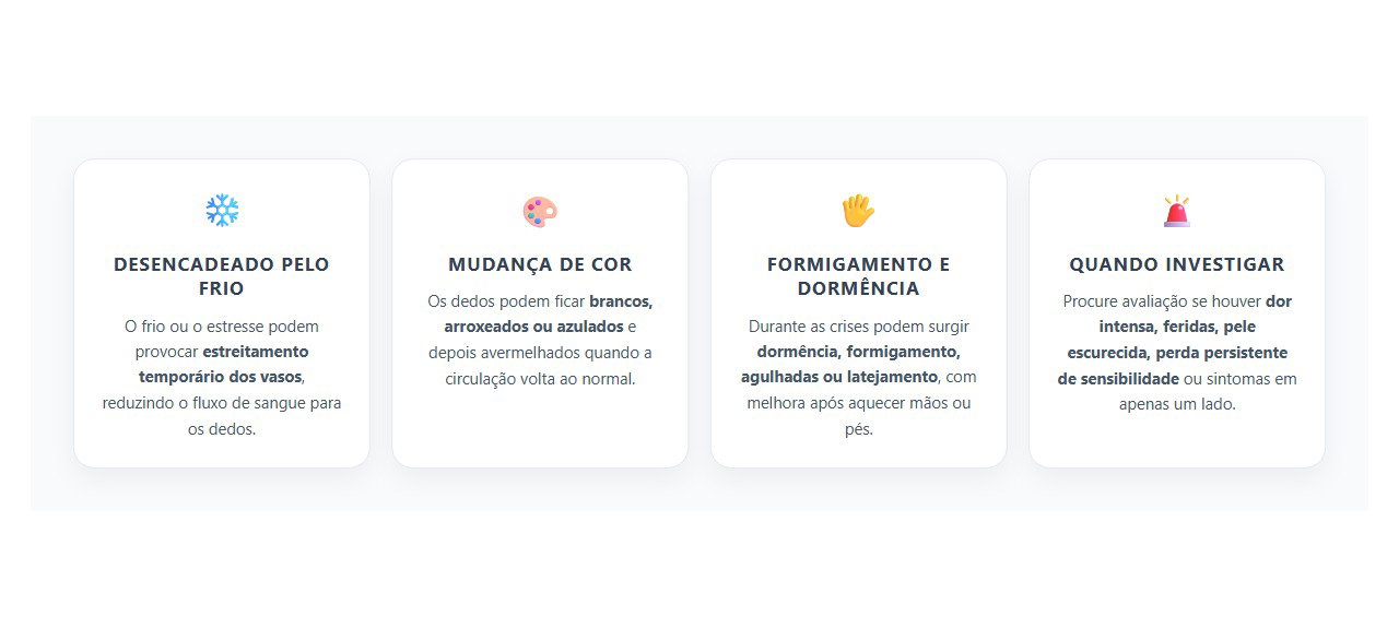 Dedos Brancos, Roxos e Vermelhos no Frio: 4 Sinais que Lembram Fenômeno de Raynaud