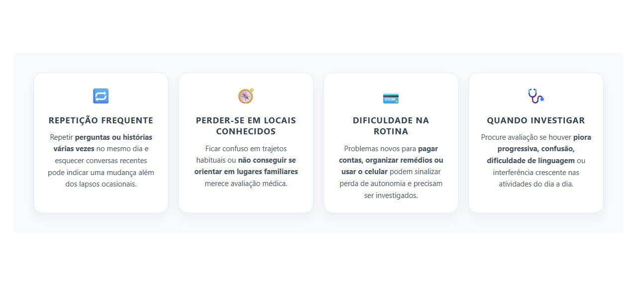 Esquecimento ou Sinal de Alerta? 4 Mudanças na Memória que Merecem Investigação