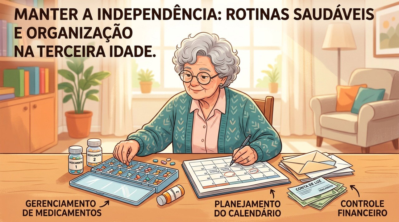 Dificuldades crescentes em tarefas habituais podem indicar alterações de memória que precisam de avaliação.
