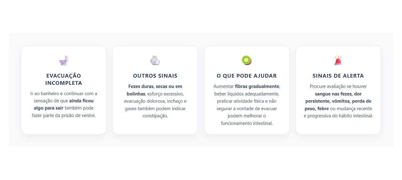 Prisão de Ventre: Evacuação Incompleta Também Pode Ser um Sinal