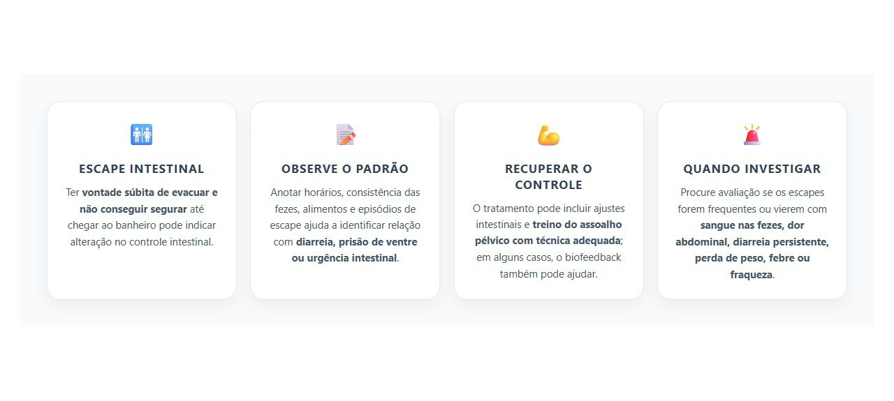 Escape de Fezes: Sinais de Incontinência Fecal e Como Recuperar o Controle