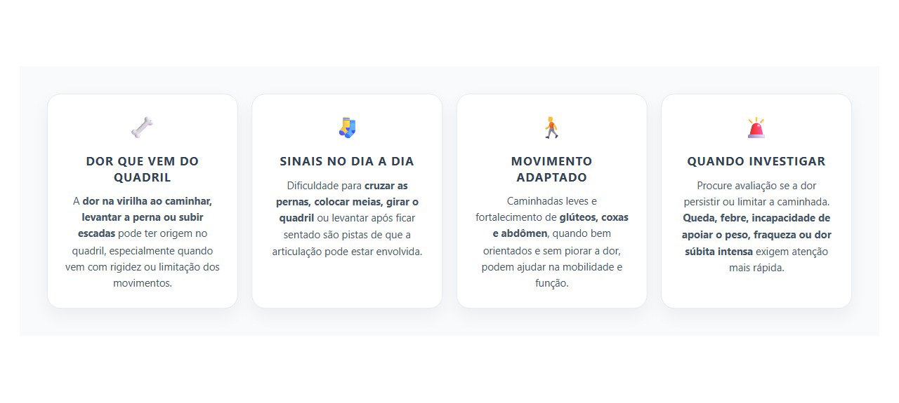 Dor na Virilha ao Mexer a Perna: Quando o Quadril Pode Ser a Causa