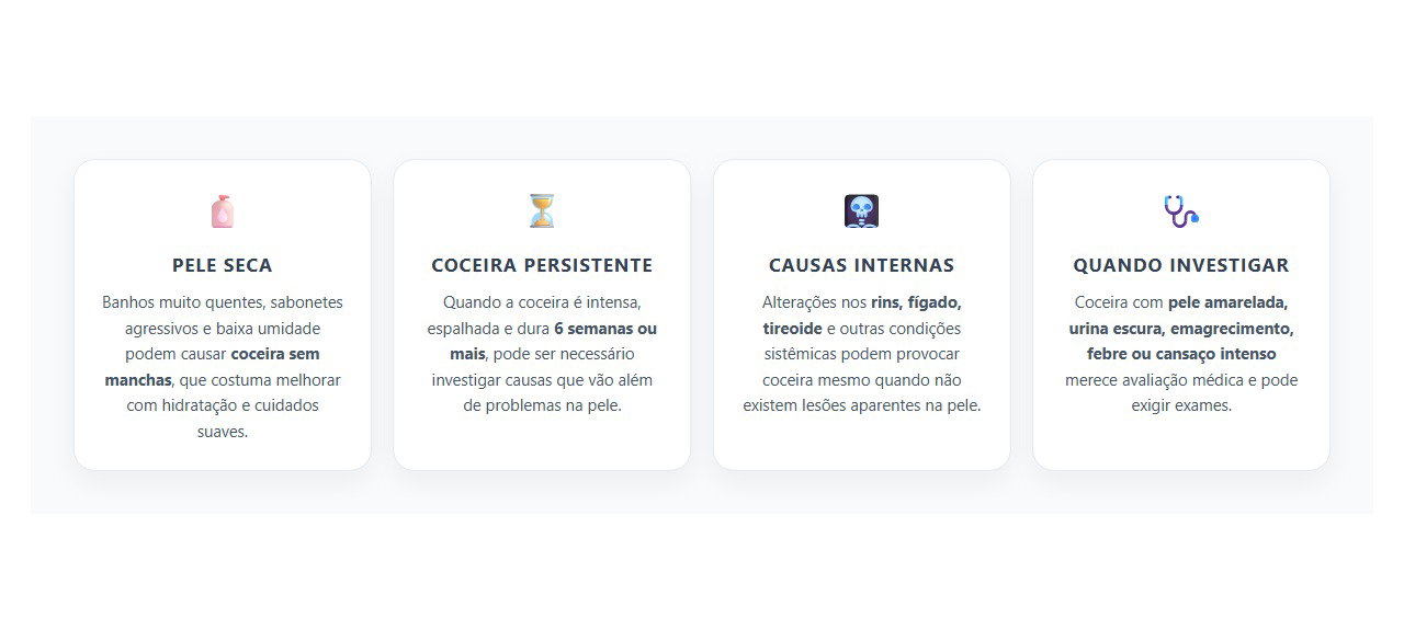 Coceira no Corpo sem Manchas por Semanas: Quando Pode Ser Algo Além da Pele