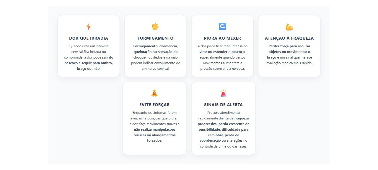 Dor no pescoço com formigamento no braço: sinais de possível nervo irritado