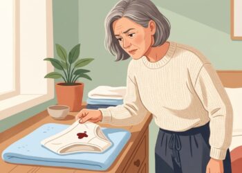 Sangramento após a menopausa merece avaliação mesmo quando ocorre em pequena quantidade.