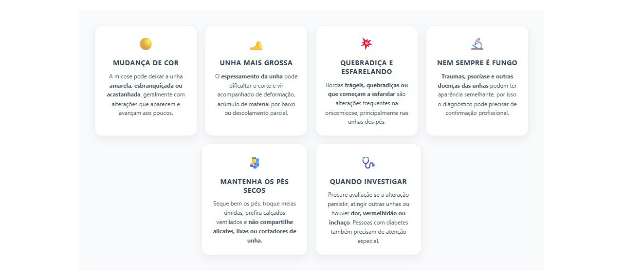 Unha amarela, grossa e quebradiça: sinais que podem indicar micose